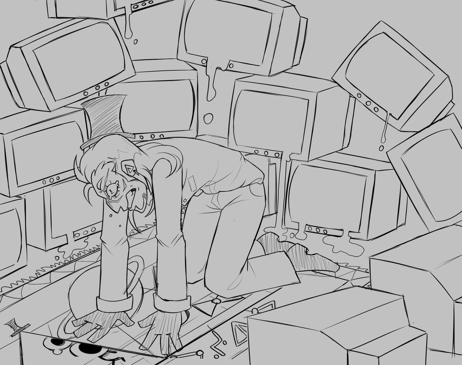 Work in Progress of a Bill piece