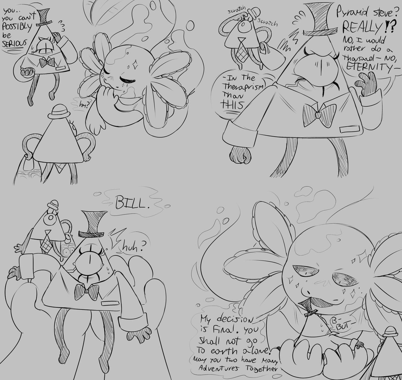 UNWANTED COMPANY AU - Part of an AU comic